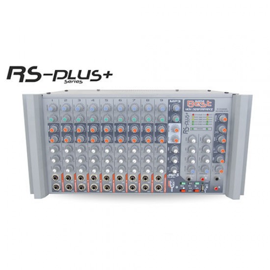 Best Grand AN400RSUT Anfi 2x400 Watt 10 Kanal Reverb + USB + Trafolu