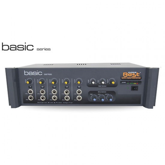 Best AN5100ET Anfi 100 Watt 5 Mikrofon Girişli + Echo + Trafolu