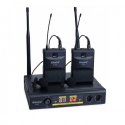 König K-402 Yaka+Yaka İki Kanal Uhf Telsiz Mikrofon